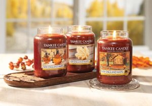 Variety of Yankee Candles